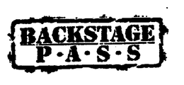 BACKSTAGE PASS trademark