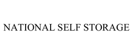 NATIONAL SELF STORAGE trademark