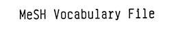 MESH VOCABULARY FILE trademark