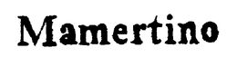 MAMERTINO trademark