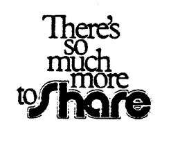 THERE'S SO MUCH MORE TO SHARE trademark