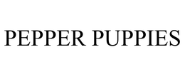 PEPPER PUPPIES trademark