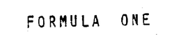 FORMULA ONE trademark