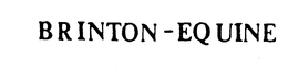 BRINTON-EQUINE trademark