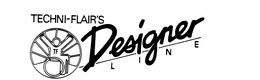 TECHNI-FLAIR'S DESIGNER LINE TF trademark