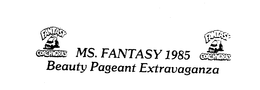 MS. FANTASY 1985 BEAUTY PAGEANT EXTRAVAGANZA FANTASY COACHWORKS trademark