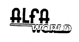 ALFA WORLD MAQUINAS DE COSER ALFA, S.A. EIBAR (GUIPUZCOA) trademark