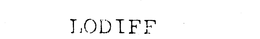 LODIFF trademark