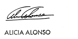 ALICIA ALONSO trademark