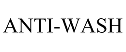 ANTI-WASH trademark