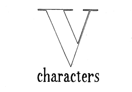 V CHARACTERS trademark