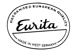 EURITA RECOGNIZED EUROPEAN QUALITY MADE IN WEST GERMANY trademark