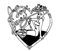 I LOVE JUICY SUPER NATURAL FOOD & FRUGAN trademark