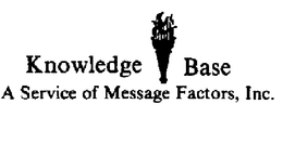 KNOWLEDGE BASE A SERVICE OF MESSAGE FACTORS, INC. trademark