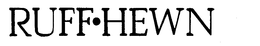 RUFF-HEWN trademark