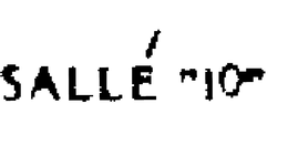 SALLE "10" trademark