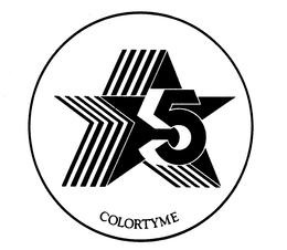 5 COLORTYME trademark