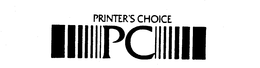 PRINTER'S CHOICE PC trademark