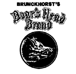 BRUNCKHORST'S BOAR'S HEAD BRAND trademark
