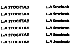 L.A STOCKTAB trademark