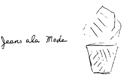 JEANS ALA MODE trademark