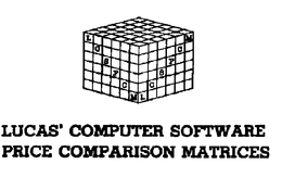 LCSPCM LUCAS' COMPUTER SOFTWARE PRICE COMPARISON MATRICES trademark