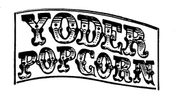 YODER POPCORN trademark