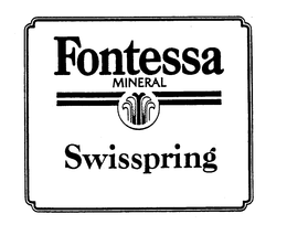 FONTESSA MINERAL SWISSPRING trademark