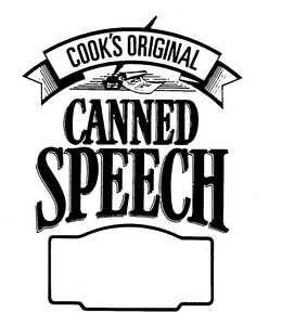 COOK'S ORIGINAL CANNED SPEECH trademark