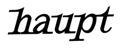HAUPT trademark