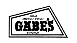 GABE'S GREAT AMERICAN BURGER EMPORIUM trademark