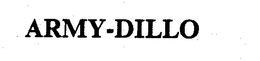 ARMY-DILLO trademark