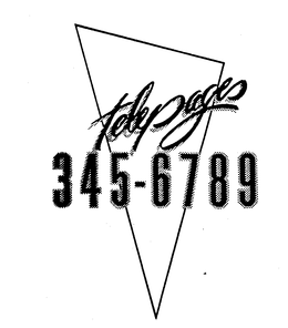 TELEPAGES 345-6789 trademark