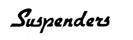 SUSPENDERS trademark