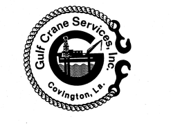 GULF CRANE SERVICES, INC. COVINGTON, LA. G trademark