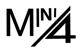 MINI/4 trademark