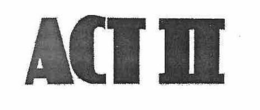 ACT II trademark
