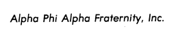 ALPHA PHI ALPHA FRATERNITY, INC. trademark
