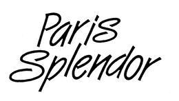 PARIS SPLENDOR trademark