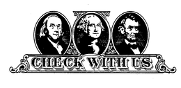 CHECK WITH US trademark