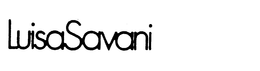 LUISA SAVANI trademark
