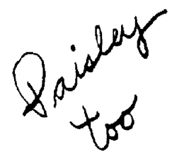 PAISLEY TOO trademark