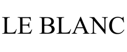 LE BLANC trademark