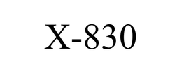 X-830 trademark