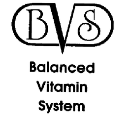 BVS BALANCED VITAMIN SYSTEM trademark