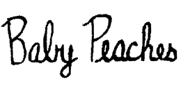 BABY PEACHES trademark