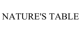 NATURE'S TABLE trademark