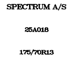 SPECTRUM A/S trademark