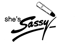 SHE'S SASSY trademark