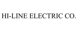 HI-LINE ELECTRIC CO. trademark